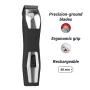 Trimmeris Wahl GroomsMan Pro Battery Black Nerūsējošais tērauds 0.7 mm 3 cm