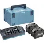 MAKITA 191Y97-1 - Barošanas avota komplekts XGT ierīcēm (40V XGT litija-jonu | sastāv no 2x BL4080F akumulators 8,0 Ah, DC40RB dubultais ātrais lādētājs, transportēšanas soma)