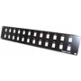 Patch Panel Tecline 908060 24 Keystone Savienotājiem, 1U Rack Montāža