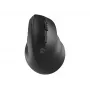 Vertikālā optiskā pele NATEC CRAKE 2 — Bluetooth 5.2, 2400 DPI, 6 pogas, labai rokai, melna