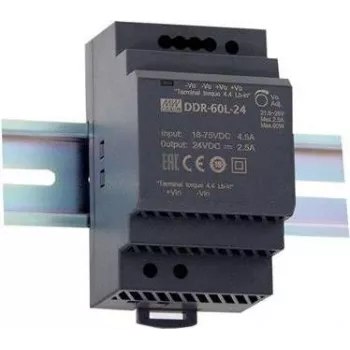 MEAN WELL DDR-60L-5 Barošanas bloks un sprieguma pārveidotājs 60 W (DDR-60L-5)