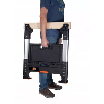 Keter Lumberjack ROC Pro Gear zāģa zirgs un darba galda statīvs