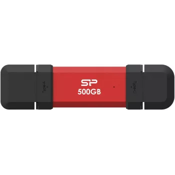 Pārnēsājams SSD Silicon Power DS72 500GB, USB-C/USB-A 3.2 Gen 2