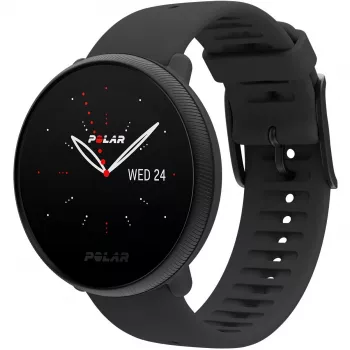 Polar Ignite 2 Melns & Pērle – Sporta pulkstenis ar silikona siksniņu - Melns - S/L - Bluetooth - 35 g (90085182)