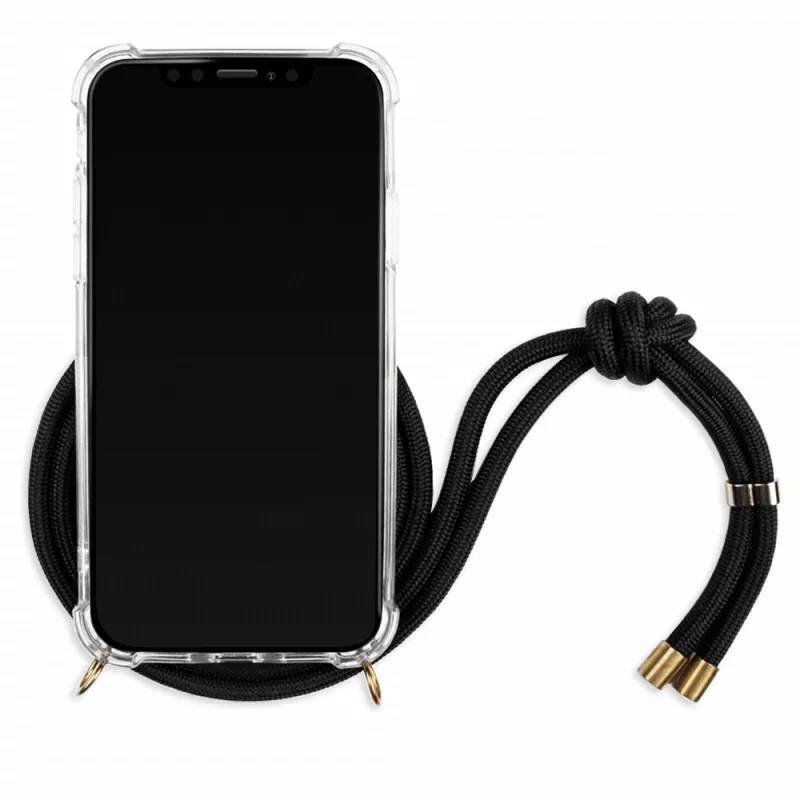 Vāciņš Cover Coros LOO005 iPhone XS Max 16.5 cm (6.5 collu) Melns Caurspīdīgs