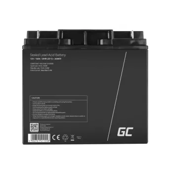 Uzlādējams noslēgts svina-skābes akumulators Green Cell AGM09 12 V 18000 mAh, Melns, 167×77×181 mm, 4.8 kg