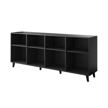 BARI kumode 200x42x82 melns matēts