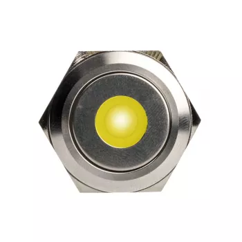 DimasTech pretvandālu slēdzis/poga 25 mm Silverline Dot RGB PD212