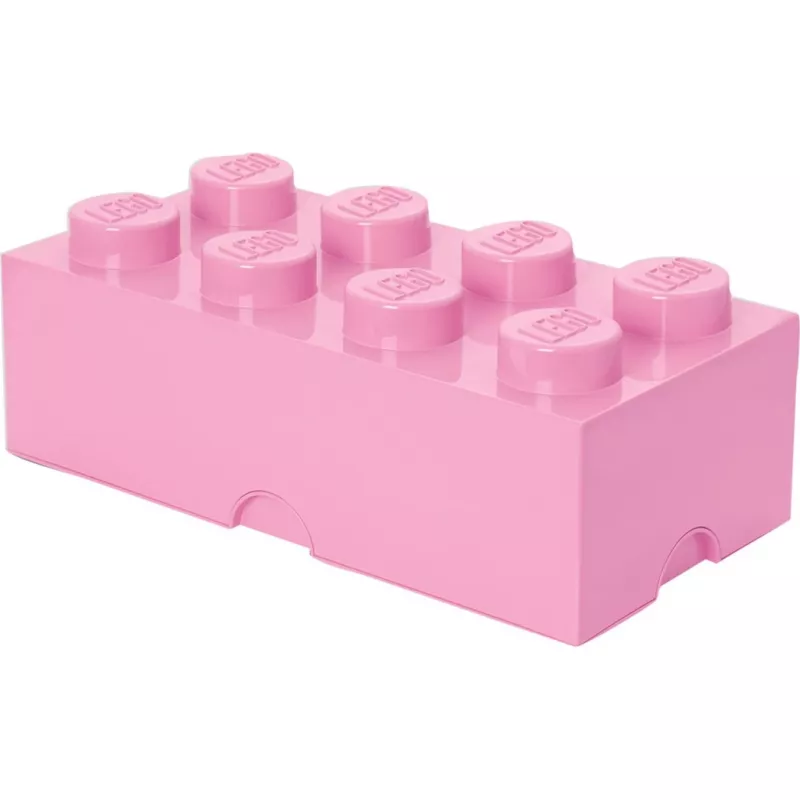 LEGO Storage Brick 8 rozā, Uzglabāšanas kaste rozā