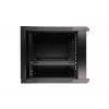 Pie sienas montējams skapis Extralink 9U 600x600 Melns