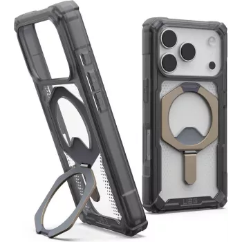 Urban Armor Gear UAG Plasma XTE MagSafe Kickstand Maciņš | Apple iPhone 17 Pro | pelnu