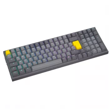 Celeris 1800, spēļu tastatūra pelēka, DE izkārtojums, ENDORFY Yellow by Gateron