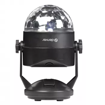 DENVER LDB-319 LED disko bumba — kompakts gaismas efekts ballītēm