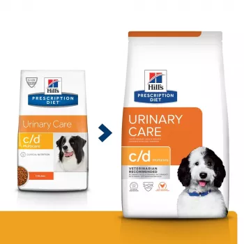 HILL'S PRESCRIPTION DIET Canine c/d Multicare sausā barība suņiem ar vistu 12 kg