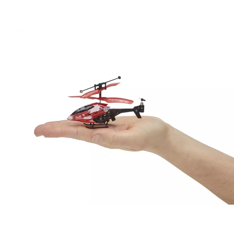 Helikopters RC Revell TOXI ar elektromotoru, LiPo 75 mAh, 15 g, balts/sarkans/melns