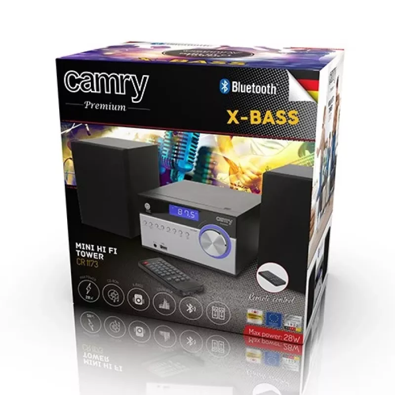 CAMRY CR 1173 mini hi-fi sistēma