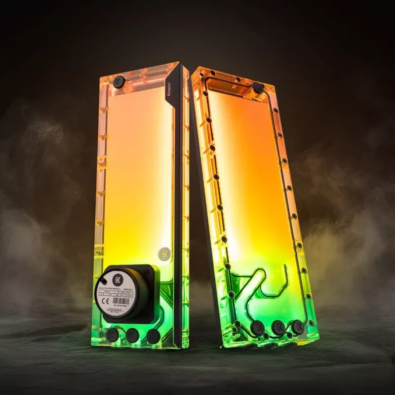 EK Water Blocks EK-Quantum Kinetic3 FLT D5 PWM 360mm D-RGB rezervuāra un sūkņa komplekts