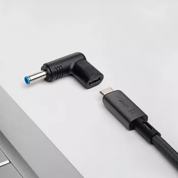 Akyga AK-ND-C09 USB-C – DC 4,5 x 3,0 mm + tapa adapteris klēpjdatora uzlādei, 18,5-20 V, 100 W, saderīgs ar HP
