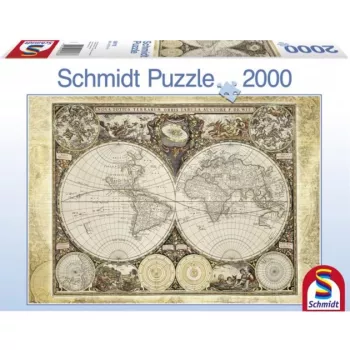 Puzle Schmidt Spiele 58178 – 2000 gabalu karte