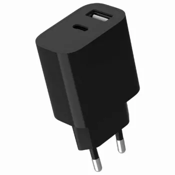 Lādētājs USB universāls melns/2P TA-UC-2AC12-01-BK GEMBIRD
