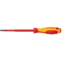 Knipex VDE spraudņu skrūvgriezis ar spraugu, asmens platums 5.5 mm, asmens garums 125 mm, DIN EN 60900 (98 20 55)