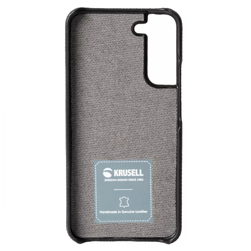 Krusell 62465 Īstas ādas maciņš Samsung Galaxy S22+ 16.8 cm Melns
