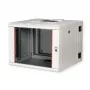 ROLINE 19 inch sienas skapis Pro 7U, 600x600 mm, divdaļīgs grozāms, pelēks, IP20, 50 kg