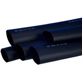 3M TE100037593 - Termosarūkošā caurule - Melna - Poliolefīns - 100 cm - 3,2 cm - 7,5 mm (7000037643)