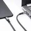 Akyga AK-USB-34 USB-C – USB-C Thunderbolt 3 kabelis, 40 Gbps, 100 W, 1,5 m, melns