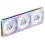 Jonsbo ZA-420WR 3×140 mm PWM Reverse ARGB Baltā ventilatoru komplekts