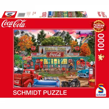 Puzzle Schmidt Spiele Coca-Cola Store 1000 gabali 693x493 mm