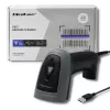 Rokas svītrkodu lasītājs QOLTEC 50863 — 1D/2D skeneris, USB vads, LED sensors, melns, 5V, 1.8 m kabelis