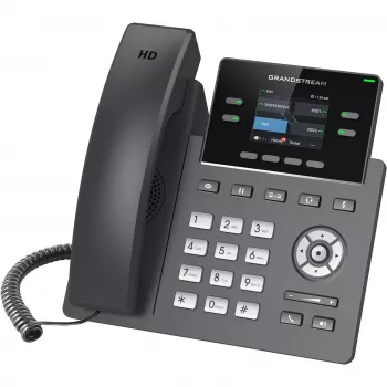 IP telefons Grandstream Networks GRP2612W Melns