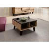 Cama LOTTA 60 Kafijas galdiņš votana ozols/mat melns
