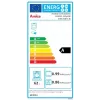 Brīvstāvoša plīts Amica SHM51071W balta, gāzes virsma 4 degļi, elektriskā cepeškrāsns 63L