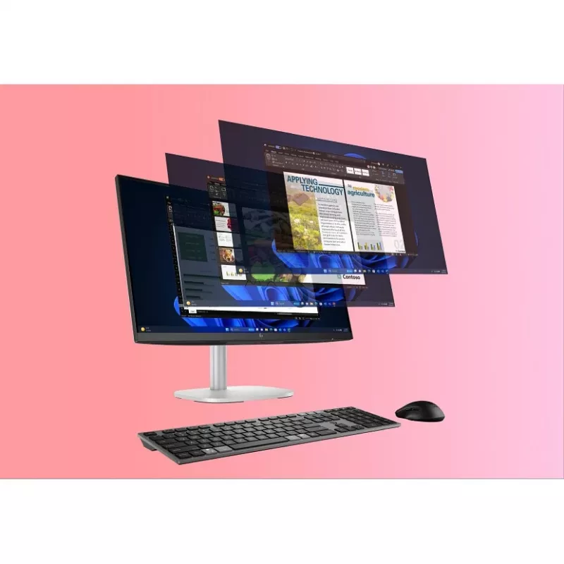 HP EliteStudio 8 G1i AI - Viss vienā (Pilns risinājums) - Core Ultra 7 265 / 2.4 GHz - vPro Enterprise - RAM 32 GB - SSD 1 TB - NVMe - Intel Graphics - 1GbE, Wi-Fi 6, Zils