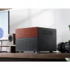 Jonsbo N4 Mikrotornis korpuss Melns Izturīgs Tērauds Kompakts PC korpuss