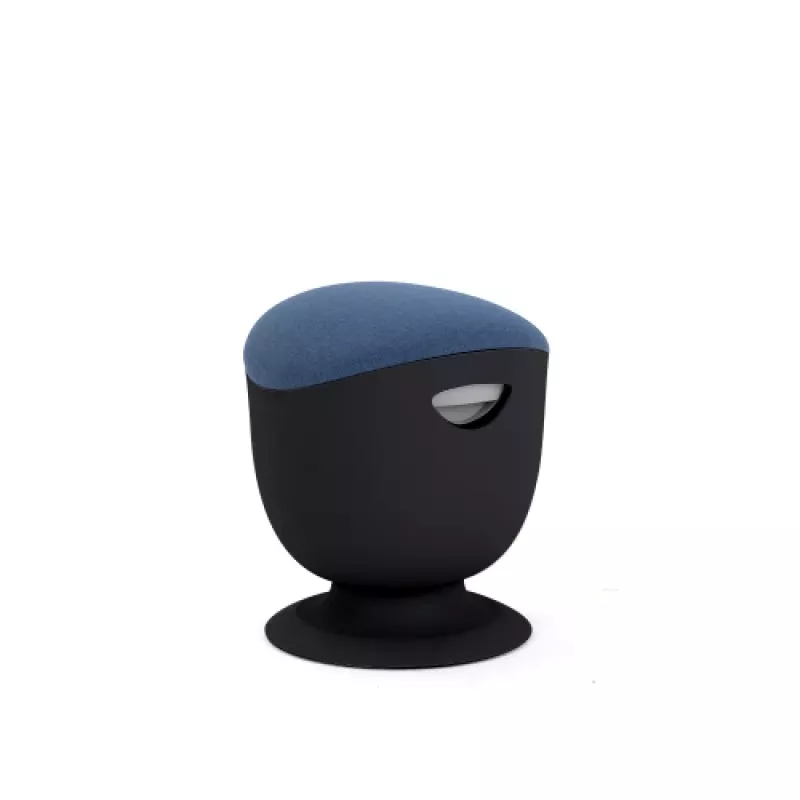 Ergonomiskais balansēšanas krēsls Up Up Seul Melns, D47 Zils audums