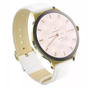 Viedpulkstenis Garett Verona 2 Gold Mesh ar Bluetooth un sirdsdarbības monitoru