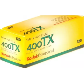 Kodak Professional Tri-X 400TX – Melnbaltā negatīva filma – 120 (6 cm) – ISO 400 – 5 ruļļi (1153659)