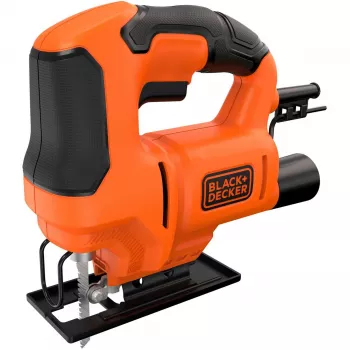 Finierzāģis Black & Decker BES602 — 400 W, rokas finierzāģis oranžs/melns
