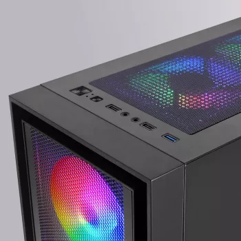 Mars Gaming MC-AIR datora korpuss Midi Tower Melns