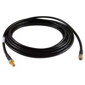 Koaksiālais kabelis ALLNET ANT-CAB-RSMA-RSMA-500 R-SMA – R-SMA 5 m Melns