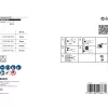 Bosch HSS Cobalt Twist urbju komplekts, Keramikas frēze, 1.2 cm, 4 gab.