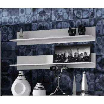 Cama komplekts of two shelves 125cm SOHO balts matēts