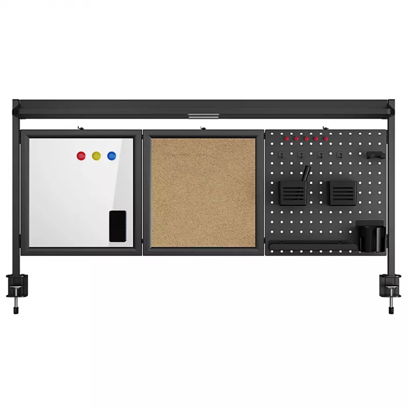 Galda starpsiena ergo office ER-300 B, platums 1250 mm, maksimālā slodze 10 kg