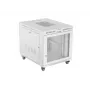 Rack skapis LANBERG FF01-8015-23SL 19 collu 15U, pelēks, perforētas priekšējās durvis