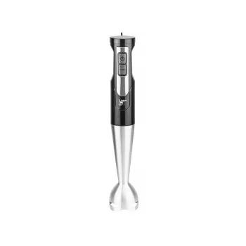 Rokas blenderis LAFE BRK-003A, 800 W, melns/sudrabs, nerūsējošā tērauda asmens, 0,6 L bļoda, 0,5 L krūze