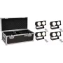 LED gaismu komplekts EUROLITE CBB-2 COB WW 4× ar transporta koferi
