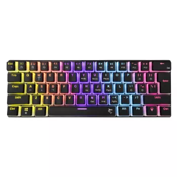 Spēļu tastatūra White Shark GK-2202 Ashiko 2 Melna/Sarkana US izkārtojums